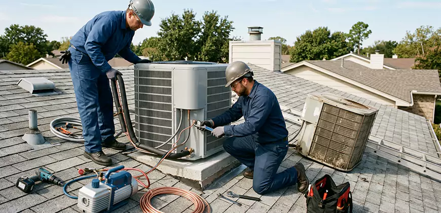 Condensing Unit Installation in Horn Lake