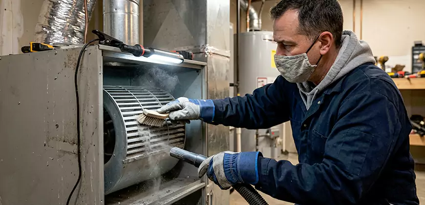 HVAC Blower Compartment Cleaning in Horn Lake